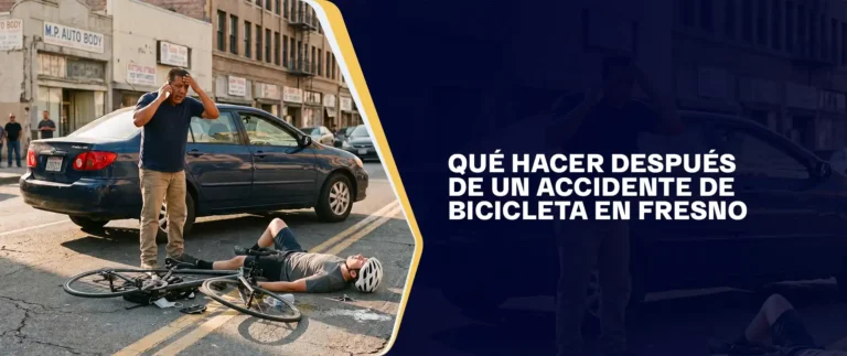 Qué Hacer Después De Un Accidente De Bicicleta En Fresno