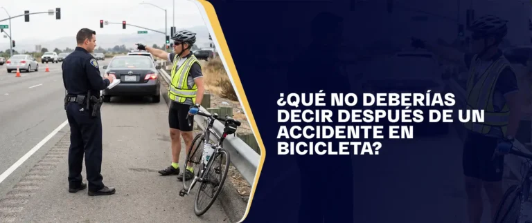 Qué No Deberías Decir Después De Un Accidente En Bicicleta