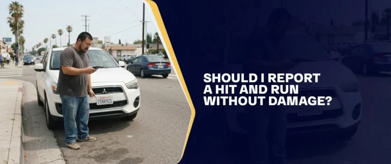 Should I Report A Hit And Run Without Damage