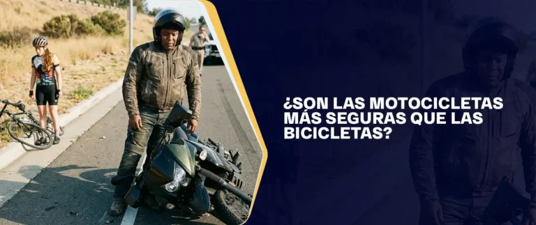 ¿Son Las Motocicletas Más Seguras Que Las Bicicletas?