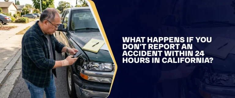 What Happens If You Don’t Report An Accident Within 24 Hours In California
