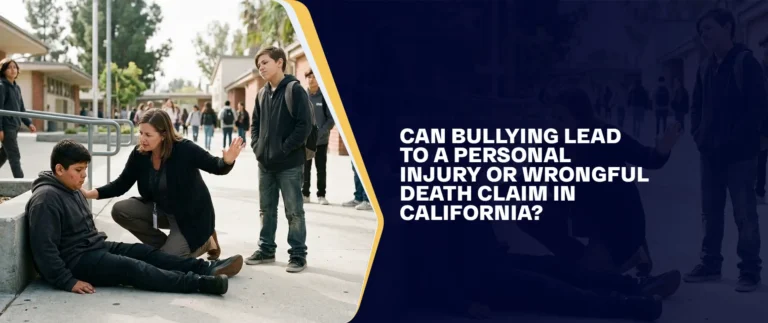 Can Bullying Lead to a Personal Injury or Wrongful Death Claim in California?