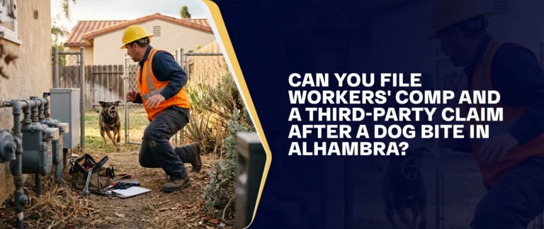 Can You File Workers’ Comp and a Third-Party Claim After a Dog Bite in Alhambra