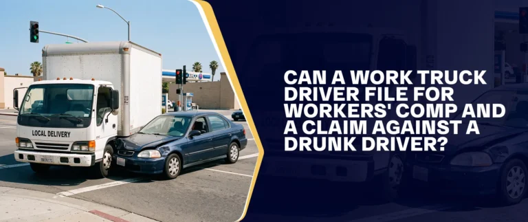 Can a Work Truck Driver File for Workers' Comp and a Claim Against a Drunk Driver