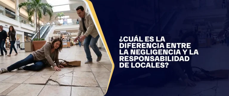 ¿Cuál es la Diferencia entre la Negligencia y la Responsabilidad de Locales?