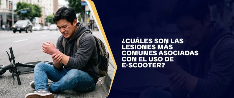 ¿Cuáles Son las Lesiones Más Comunes Asociadas con el Uso de E-Scooter?