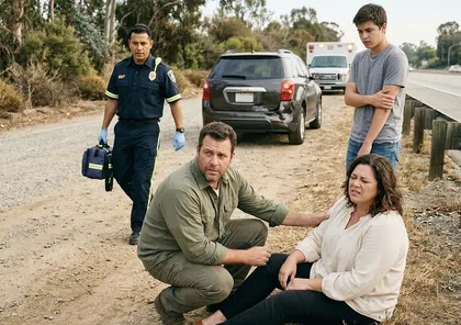 Family members injured in a car accident discussing shared uninsured motorist coverage limits
