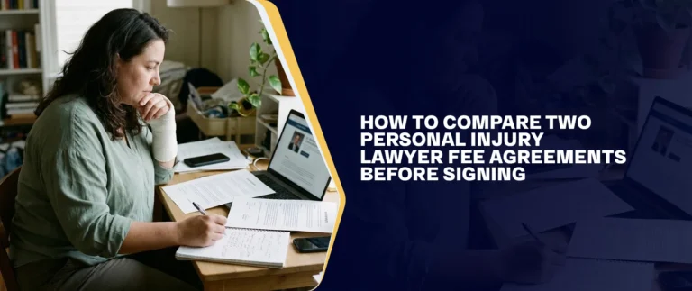 How to Compare Two Personal Injury Lawyer Fee Agreements Before Signing