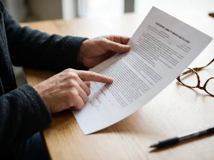 Person reviewing a signed Turkey Trot liability waiver to understand its validity and legal protections in California