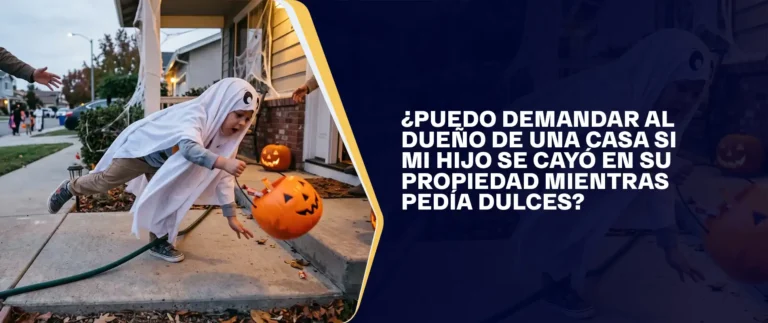 ¿Puedo Demandar al Dueño de una Casa Si Mi Hijo Se Cayó en Su Propiedad Mientras Pedía Dulces?