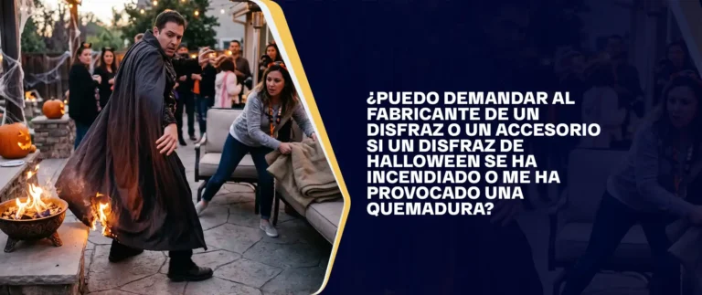 ¿Puedo Demandar al Fabricante de un Disfraz o un Accesorio si un Disfraz de Halloween Se Ha Incendiado o Me Ha Provocado una Quemadura?