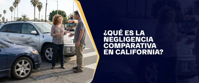 ¿Qué es la Negligencia Comparativa en California?