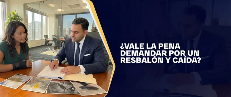 ¿Vale la Pena Demandar por un Resbalón y Caída?
