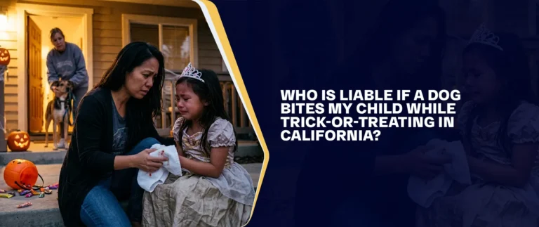 Who Is Liable If a Dog Bites My Child While Trick-or-Treating in California