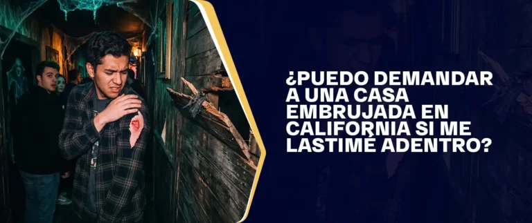 ¿Puedo Demandar a una Casa Embrujada en California si Me Lastimé Adentro?